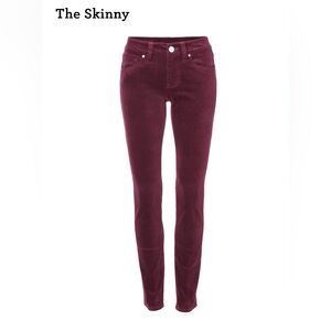 NEW! CABI Skinny Cords Vineyard Burgundy size 16 Brand New in Bag GORGEOUS!